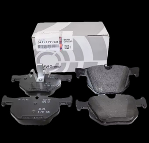 Front Ceramic Brake <strong>Pads</strong> D1061 34112339273 for BMW 5 Series E60 E61 6 Series E63 E64 2003-2010 WVA 23793 Low Dust Quiet Friction - Product Image 1