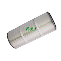 Kartrid Filter Udara Pengganti Kelas Industri Membran Nano-web/PTFE untuk Filter Debu Turbin Gas & Pelapisan Bubuk