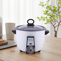 Cuisinière à riz électrique en plastique de haute qualité, 6 tasses, 10 tasses, antiadhésive, portable, forme de tambour réglable, croûte de riz, 2,1-3,0 L