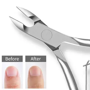 Nagel Cuticle Nipper Rvs Regenboog Pincet Clipper Dode Huid Remover Schaar Tuwer Pusher Nagels Tools