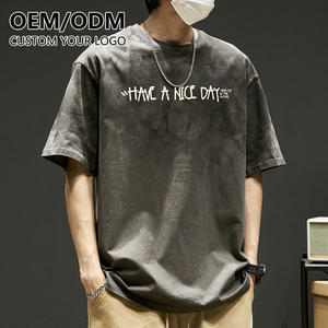 T-shirt Oversize da Uomo 100% Cotone, Magliette Stampate Personalizzate con Logo, Vendita all'Ingrosso - Product Image 2