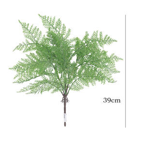 Plante Artificielle Verte Effet Naturel, Branches Vertes en Feuilles de Persan en Silicone Souple pour Jardinage Intérieur et Extérieur, Aménagement Paysager, Herbe de Persan - Product Image 5