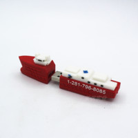 Penjualan terlaris produk 128g 3D usb flash drive grosir Supper kargo kapal bentuk usb stick steamship bentuk usb disk