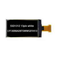Pantalla OLED SSD1312 de 1.3 Pulgadas, Resolución 128x64, Tipo de Soldadura de 13 Pines, Interfaz SPI I2C de 4 Cables, Pantalla PMOLED Autoluminiscente