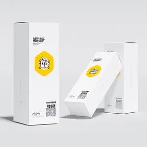 OEM пользовательский логотип печать упаковочные бумажные коробки дисплей с бегущим QR-кодом