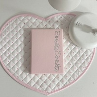 Sorgfältig ausgewähltes, neues, koreanisch inspiriertes A6 Notizbuch aus PU-Leder mit Silberfolienprägung, Sattelstichbindung, Instagram-tauglich, als Geschenk geeignet.