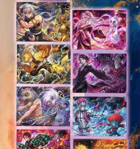 Nouvelle collection Junyi Demonslayed & Pokemoned, cartes à collectionner, personnages d'anime rares, cartes à jouer pour enfants - Product Image 2
