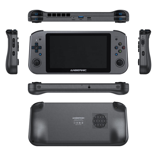 High Quality Win600 Gaming Laptop PC Support Steam Win10 System 5.94 Inch IPS Touch Screen Dual 3D Joystick Handheld Game Player