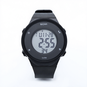Montre <span class=keywords><strong>de</strong></span> sport lumineuse imperméable pour hommes et femmes Huanghong, montre numérique simple et tendance pour les é<span class=keywords><strong>l</strong></span>èves du collège, alarme - Product Image 1
