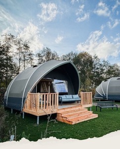 <span class=keywords><strong>Tenda</strong></span> Hotel struttura in acciaio con struttura ad arco parco ecologico Wild Homestay campeggio decorazione costruzione <span class=keywords><strong>tenda</strong></span> da campeggio - Product Image 6