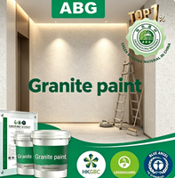Revêtement mural en granit liquide à haute adhérence avec granulats de pierre, revêtement mural en granit pour surfaces en maçonnerie de ciment