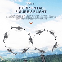 Drone RC F11S 1:32 2.4G AH-64D Apache, modèle de simulation, moteur brushless GPS, 9 canaux, 6 gyroscopes, contrôle ELRS, portée 300m, batterie, plastique, métal