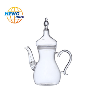 Jarra de vidrio de borosilicato de alta calidad, jarra de té de estilo árabe con mango, juego de tazas, embalaje de regalo, 1L - Product Image 1