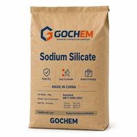Revêtement ignifuge en poudre de silicate de sodium solide, module 2,6 à 3,0, blanc, uniforme, fin, résistant à la chaleur, liant pour structure en acier
