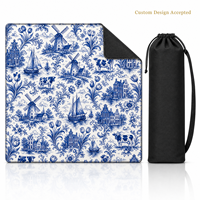 Tapis de Mahjong en Jacquard de Luxe Moderne avec Bordures Renforcées et Sac de Rangement – OEM, Marque Privée, Image Personnalisée Disponible, Vente en Gros pour le Poker
