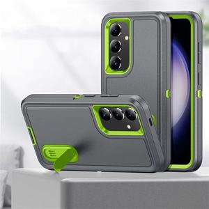 Funda protectora resistente antiarañazos 3 en 1 para <span class=keywords><strong>Samsung</strong></span> <span class=keywords><strong>Galaxy</strong></span> A16 A06 A15 A54 A53 <span class=keywords><strong>A13</strong></span> A04S A03S A14, funda con soporte - Product Image 1