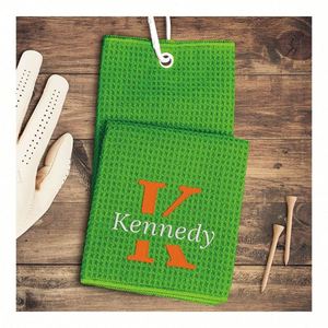 Toalla Deportiva de Microfibra con Diseño de Piña, Gruesa, Plegable en Tres Partes, Esencial para Golf - Product Image 1