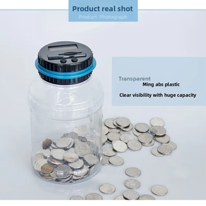 Caja de Almacenamiento Inteligente para Monedas con Contador, Pantalla LED, para Libras y Dólares, Ideal para Regalo, Venta al Por Mayor - Product Image 3