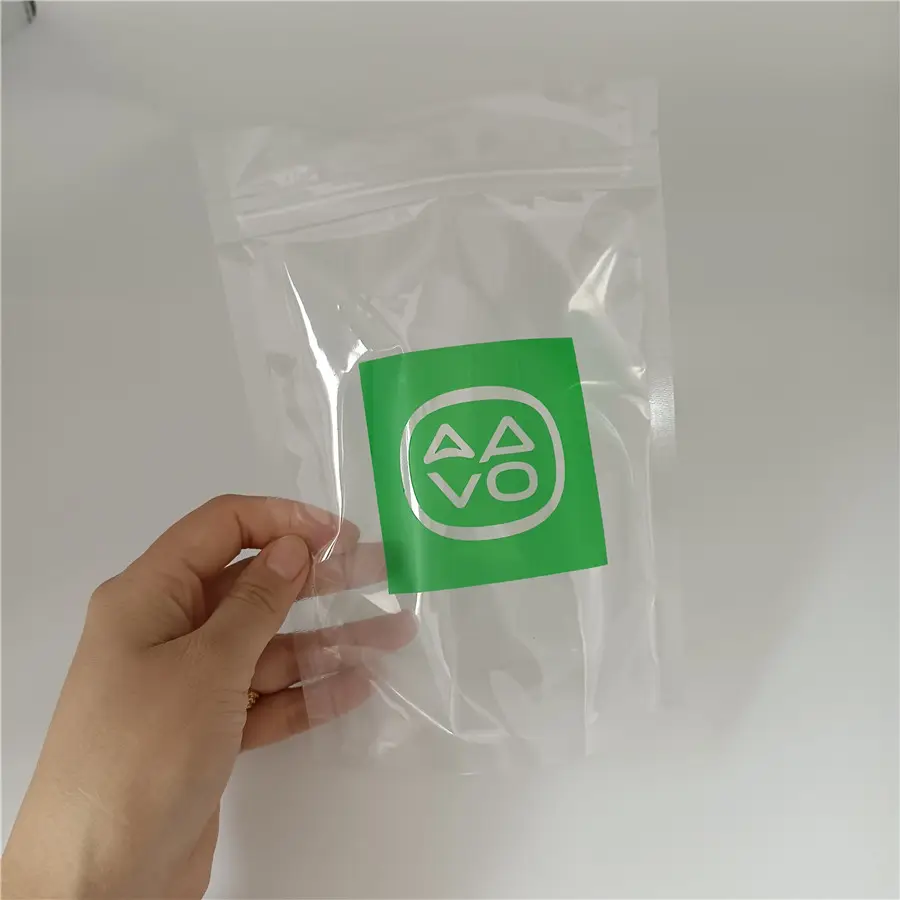 Sacs d'emballage de noisette à fenêtre transparente stratifiée en plastique de qualité alimentaire à impression personnalisée pour pochette à collation debout