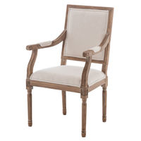 Chaise de salle à manger vintage en bois massif, style nordique/européen/américain, simple et rustique, tabouret de café et chaise de maquillage