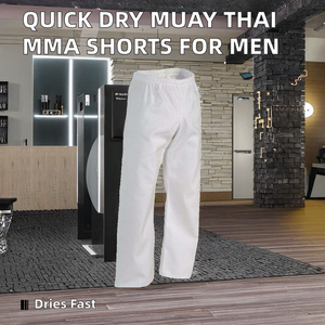 Pantalones Cortos de Taekwondo de Secado Rápido al por Mayor, 320g, Ligeros, Duraderos, Resistentes al Encogimiento, 100% Algodón, Unisex, para Adultos, Fabricante OEM - Product Image 2