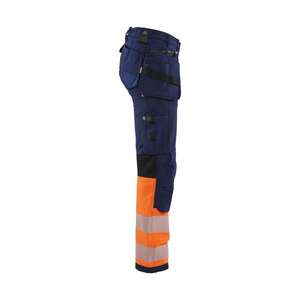 BLAKLADER - 719316428953C44 Pantalón hi-vis de mujer con 4 vías-stretch Azul marino/Naranja-EAN 7330509895139 ROPA DE TRABAJO DE LA HI-VIS - Product Image 5