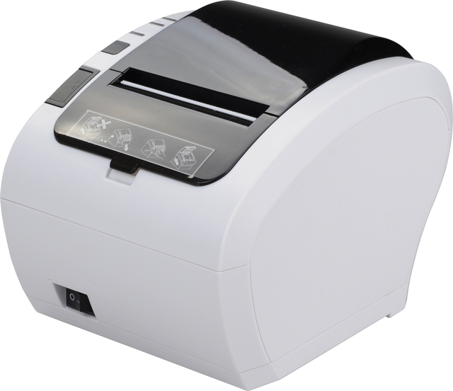 Hot Sale 80mm Pos Thermal Printer with Usb Port + Lan Port + RS232 Port /auto Cutter Inside