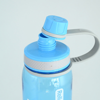 Bouteille d'eau en plastique personnalisée avec logo, grande capacité 820 ml (27 oz), avec poignée, bouteille de sport pour la salle de sport et le bureau