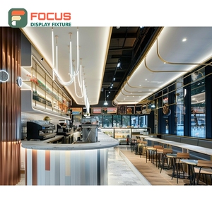 Estante de exhibición comercial para café, estantería para granos de café, estante de exhibición para café de madera mate - Product Image 6