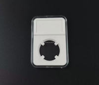 Boîtes de protection pour pièces de monnaie de petite taille en plastique de 18 mm à 40,6 mm, PCCB pour la classification NGC PCGS, boîte de rangement et de présentation