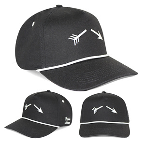 Gorras de Béisbol de 5 Paneles de Algodón HBA54 con Cordón Decorativo y Bordado de <span class=keywords><strong>Flecha</strong></span>, Logotipo Personalizado OEM, Unisex, Estilo Urbano, Casual para Exteriores - Product Image 1