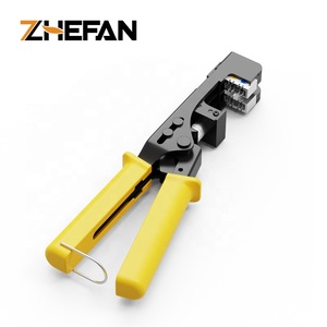 Pince à sertir multifonction ZHEFAN Cat.5 Cat.6 pour module réseau Keystone Jack, pince à sertir et à dénuder les fils - Product Image 4