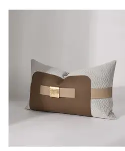 Capa para almofada aibuzhijia, capa de alta qualidade para almofada, moderna, simples, de luxo, laranja, elegante, capa de sofá