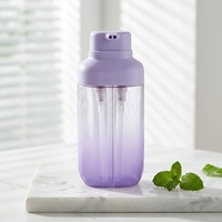 Nouvelle bouteille de shampoing en plastique PET de luxe à double tube, cosmétique, soin de la peau, pour lotion, 2 en 1, bouteille à pompe pour lotion