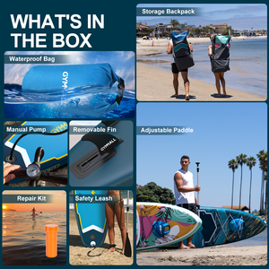 Planche de SUP gonflable robuste 1000D avec revêtement anti-UV, pour tous les niveaux et conditions aquatiques - Product Image 4