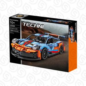 1580 Uds coche de carreras técnico 20097 compatible 42096 bloques de construcción ladrillos modelo Super velocidad coche regalos niños - Product Image 5