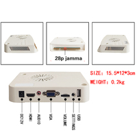 SAGA 5000 en 1 Jamma Boards Arcade Cabinets Kit Console en plastique Arcade Dx Box Plus Board Coin Pusher Type