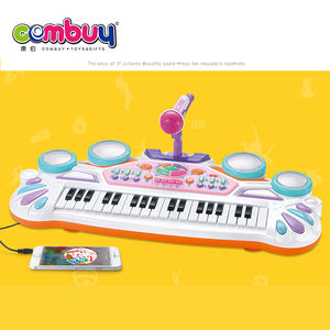 เครื่องดนตรีไฟฟ้าการเรียนรู้ของเล่นเปียโนกับไมโครโฟน - Product Image 3