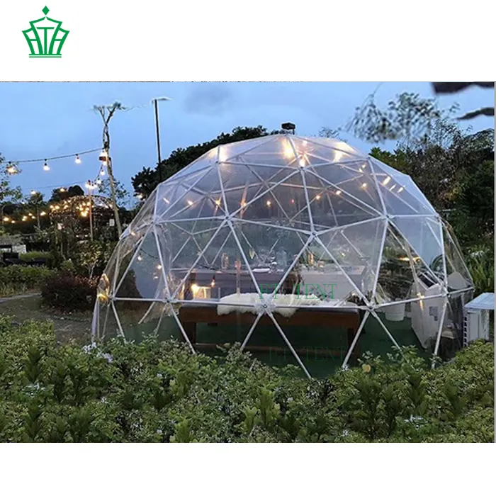 Vendita calda 5m piccolo giardino Igloo casa cupola Hotel tenda per eventi festa di nozze