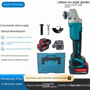<span class=keywords><strong>Meuleuse</strong></span> d'angle sans fil au lithium sans balais de qualité industrielle avec interrupteur coulissant Batterie 4.0Ah pour la coupe et le polissage - Product Image 3