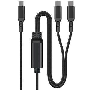<span class=keywords><strong>Cable</strong></span> USB-C a USB-C 2 en 1 de 4 pies, Ultra-Duradero, de Nailon, Carga Rápida de 3A, 140W Máx., Conductor de Cobre Puro para <span class=keywords><strong>iPhone</strong></span> 15 - Product Image 1