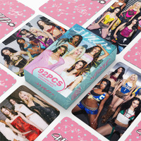 92ps/set Kartu Foto HD Katseye Album Baru Wild Glossy Lomo Cards Daniea Sophia Yoonchae Manon Kartu Pos dalam Kotak Hadiah untuk Penggemar