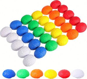 Wholesale Custom Logo Brain Shaped Promotional Toys Pu Foam Brain Stress Ball - Product Image 5