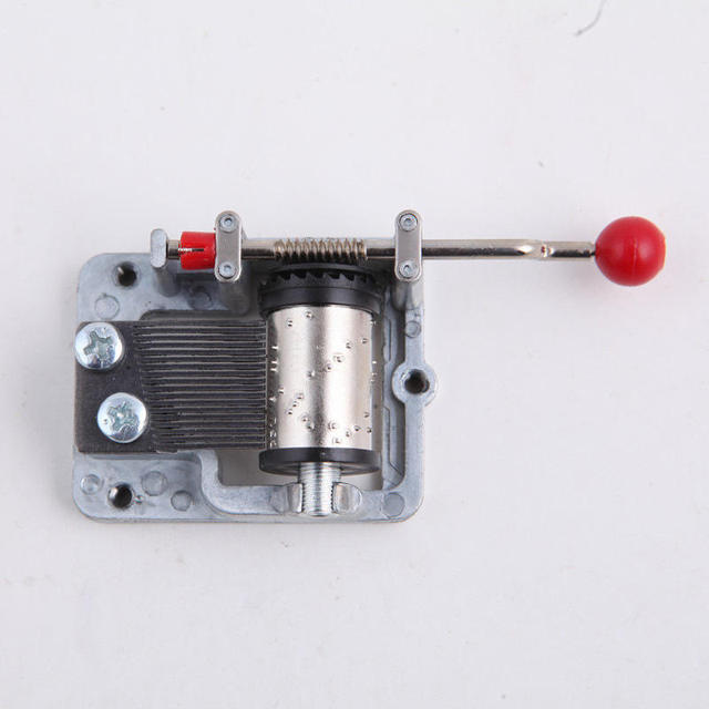 Ever Bright Custom Hand-Cranked Metal Music Box Wind-Up Mechanism Jewelry Storage with Wooden Music Movements Wholesale
