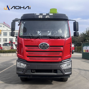 FAW 6x4 monte vinç kamyon şasisi Knuckle Boom kargo kamyon ile Motor pompası Motor çekirdek bileşenleri olarak - Product Image 2