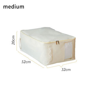 Haute qualité pliable coton lin tissu vêtements couette couette sous-vêtements garde-robe boîte de rangement vêtements sacs de rangement organisateur - Product Image 6