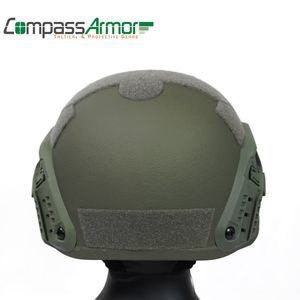 Casco Táctico Antibalístico de Kevlar y PE de Alta Calidad, Diseño MICH, Fabricación ODM/OEM para Seguridad Personal - Product Image 4