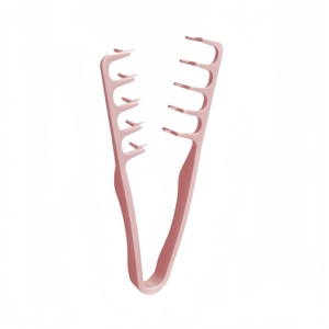 Pettine <span class=keywords><strong>a</strong></span> <span class=keywords><strong>denti</strong></span> <span class=keywords><strong>larghi</strong></span> all'ingrosso per uomo, in plastica, con impugnatura testurizzata per volume e frangia - Smart Supplies per la casa - Product Image 3
