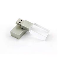 Flash Drive USB 2.0/3.0 64GB Kayu Walnut Kristal dengan Logo Custom, Penyimpanan Data Kecepatan Tinggi, Memori Portabel untuk Hadiah Pernikahan atau Bisnis