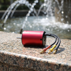 2838 6200KV มอเตอร์กันน้ำแบบไม่มีแปรงถ่าน ตัวเครื่องอะลูมิเนียมสีแดง พร้อมขั้วต่อสีทอง สำหรับอุปกรณ์เสริมโดรน ของเล่นอิเล็กทรอนิกส์ ปืน หุ่นยนต์ - Product Image 1